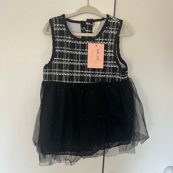 NWT | Mia Belle Girls Little VIP Tweed Tutu Dress & Blazer Set | Size 2T - Picture 11 of 11